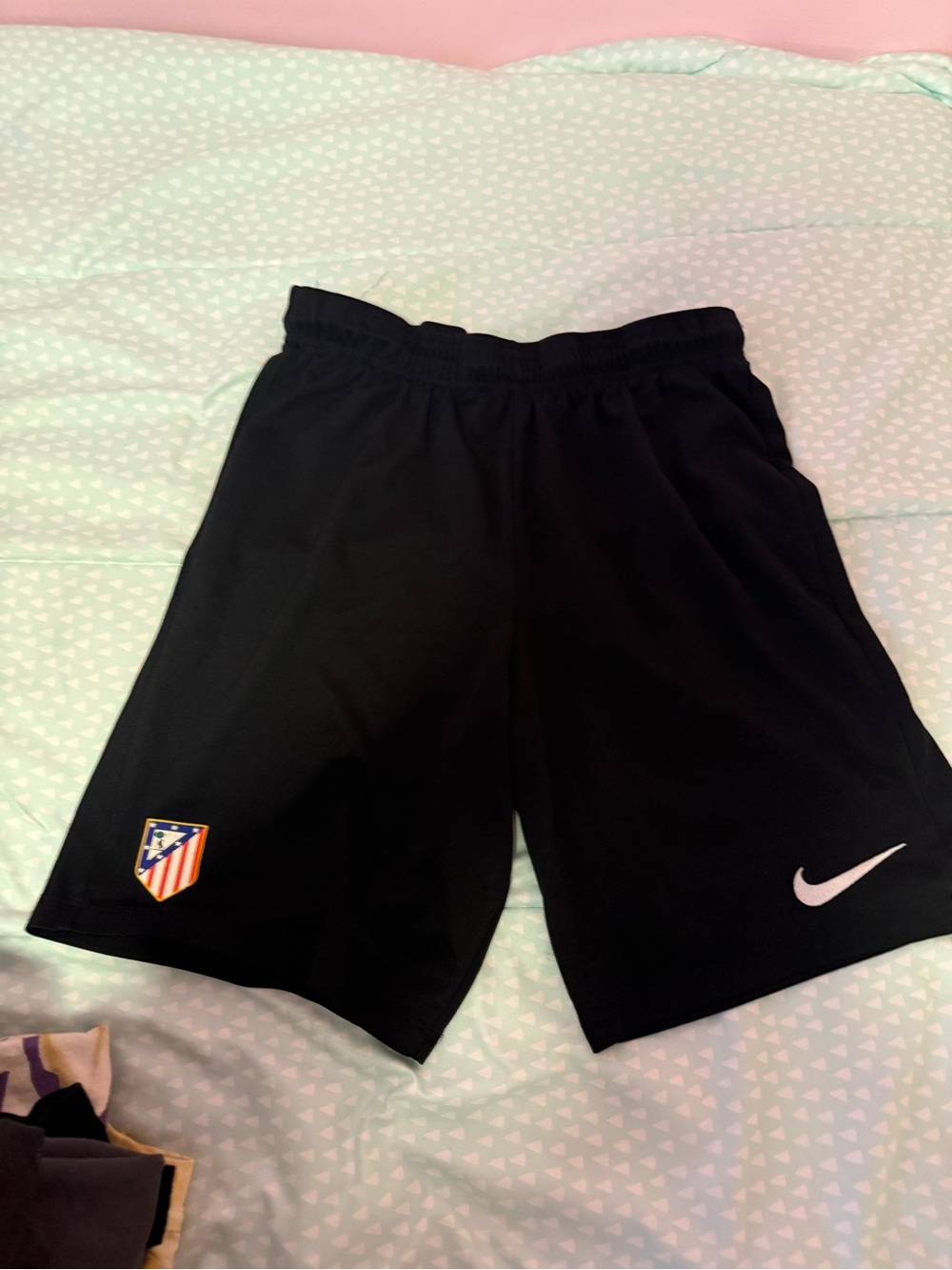 Nike Black Men's Athletic Shorts with Atletico Patch